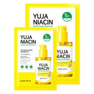 Some By Mi - Yuja Niacin Blemish Care Serum Mask Set 25g X 10 Pcs