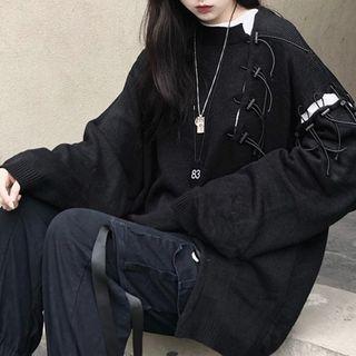 Slit Sweater / Long-sleeve T-shirt