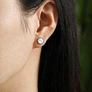 Disc Shell Alloy Earring