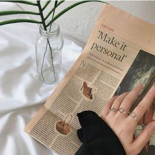 Alloy Geometric Open Ring (various Designs)