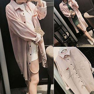Corduroy Long Blouse