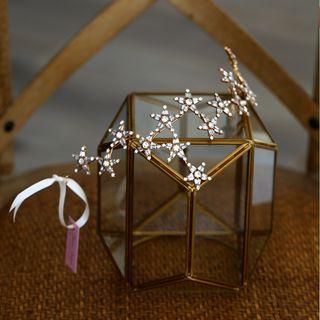 Wedding Rhinestone Star Tiara As Shown In Figure - One Size