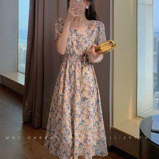 High Waist Floral Skirt / Dress