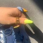 Star & Moon Bold Ring Gold - One Size