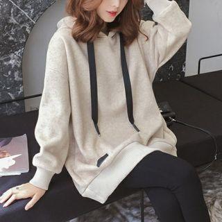 Plain Hoodie Light Almond - One Size