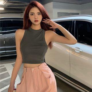 Slim-fit Crop Tank Top