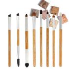 Wooden Makeup Brush / Set / Rolling Brush Case