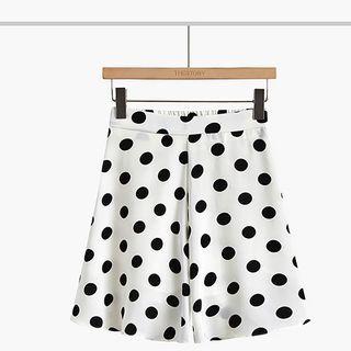 Dotted Shorts White - One Size