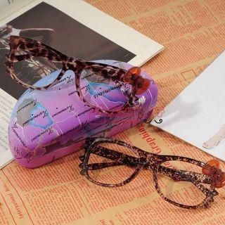 Retro Bow-accent Eyeglasses