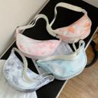 Tie-dye Print Zip Crossbody Bag