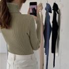 Turtleneck Knitted Top