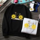Lemon Bicycle Print Pullover