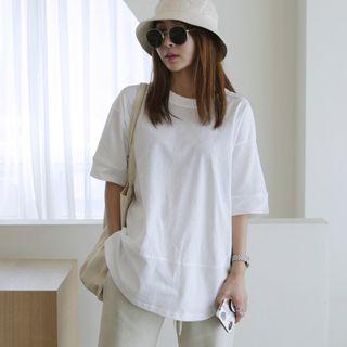 Seam-trim Boxy T-shirt