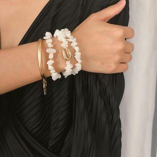 Set: Turquoise / Alloy Bracelet (assorted Designs)