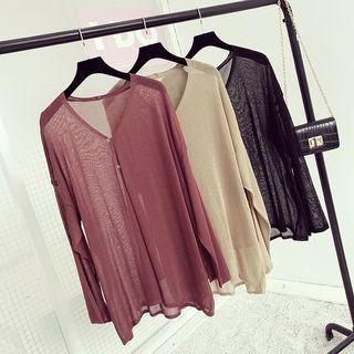 Buttoned Thin Jacket