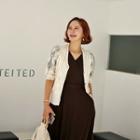Lace-sleeve Cardigan