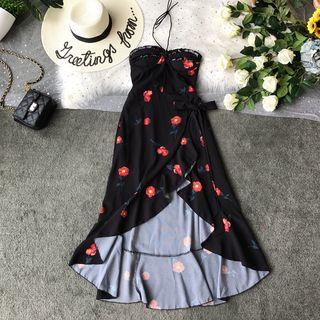 Flower Print Dip Back Sundress