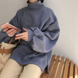 Mock Turtleneck Pullover / Wide Leg Pants