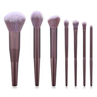 Set Of 7: Makeup Brush T-07-065 - 7 Pcs - Purple - One Size
