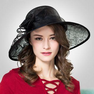 Flower Linen Fedora