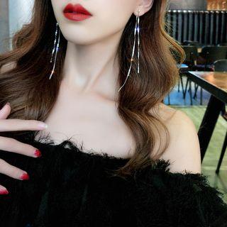 Swirl Threader Earring 1 Pair - As Shown In Figure - One Size