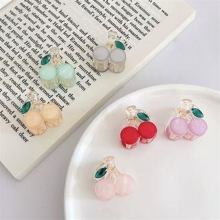 Rhinestone Cherry Hair Claw
