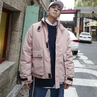 Collar Padded Zip Jacket