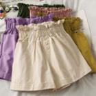 Paperbag High-waist Wide-leg Shorts In 8 Colors