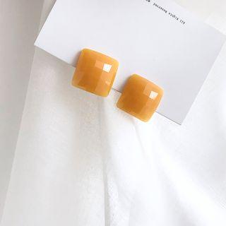 Resin Square Earring