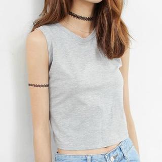 Cropped Sleeveless Top