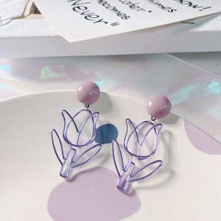 Wirework Tulip Dangle Earring