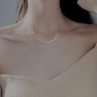 Curve Necklace Silver - One Size