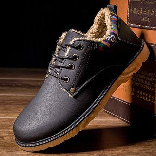 Patterned Lace Up Shoes