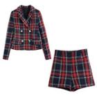 Double-breasted Tweed Jacket / Shorts / Set