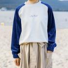 Japanese Character Corduroy Panel Pullover