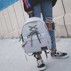 Canvas Tie-up Backpack