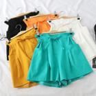 A-line Wide-leg Shorts