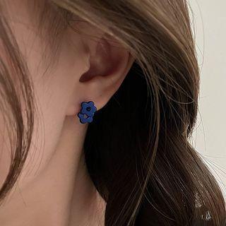 Rhinestone Floral Ear Stud
