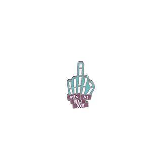 Skeleton Hand Gesture Brooch