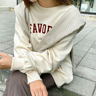 Plus Size Favourite Printed Sweatshirt