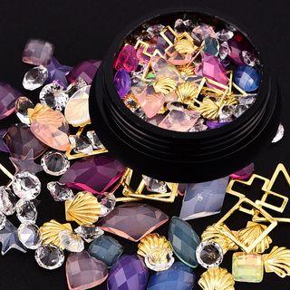 Metallic Shell / Faux Crystal Nail Art Decoration