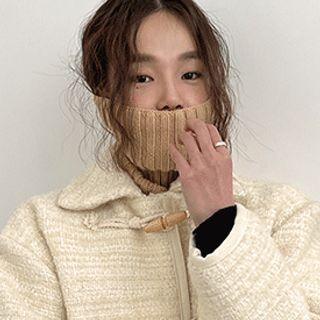 Rib-knit Neck Warmer