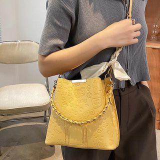 Debossed Bucket Bag