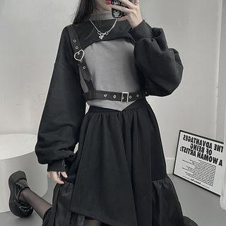 Sleeveless Top / Shrug / Pleated Skirt / Set