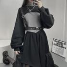 Sleeveless Top / Shrug / Pleated Skirt / Set