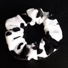 Patterned Hair Tie Dairy Cow - Black & White - One Size