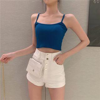 High-waist Pocket Shorts