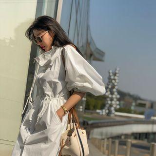 Funnel-neck Spring Parka