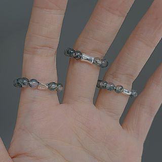 Agate Bead Ring (various Designs)