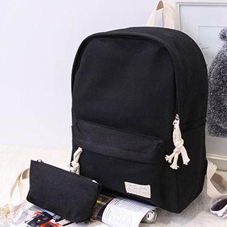 Set: Canvas Backpack + Pouch